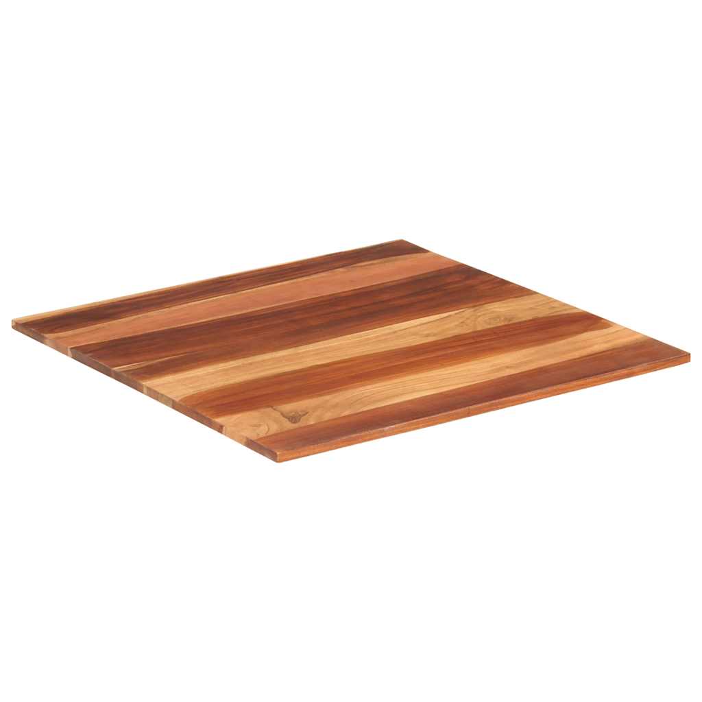 vidaXL tömör akácfa asztallap 15-16 mm 70 x 70 cm