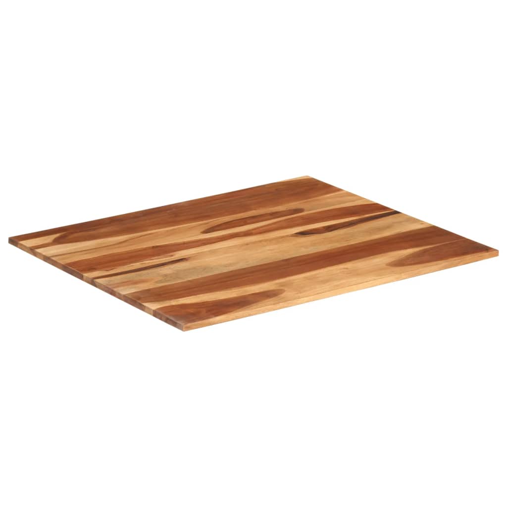 vidaXL Blat stołu, lite drewno akacjowe, 15-16 mm, 70-80 cm