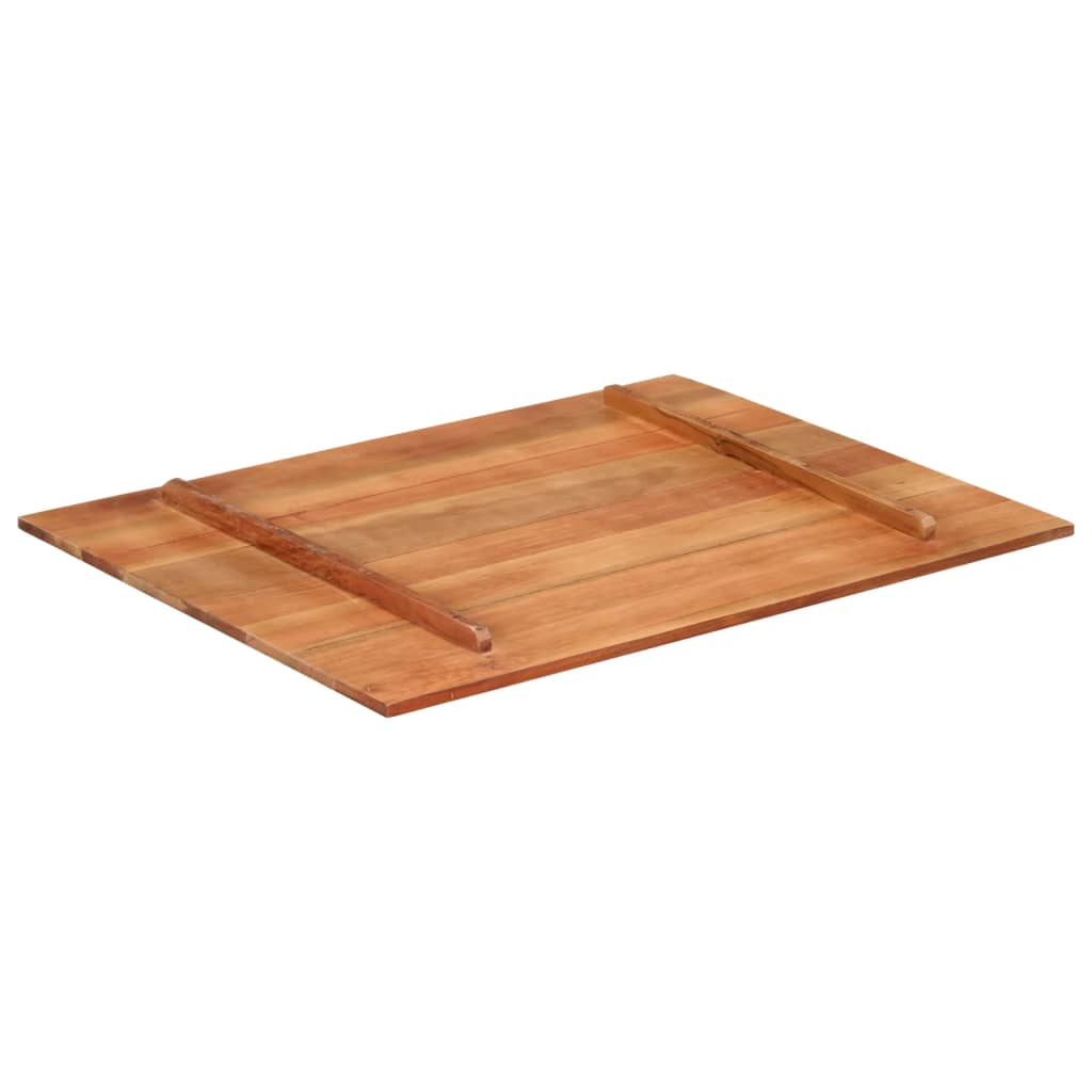 Stolní deska masivní sheeshamové dřevo 15–16 mm 70 x 90 cm