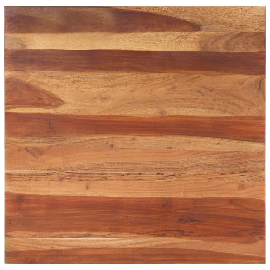 Stolní deska masivní sheeshamové dřevo 15–16 mm 80 x 80 cm
