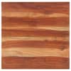 vidaXL lauaplaat akaatsiapuidust 25-27 mm 60 x 60 cm