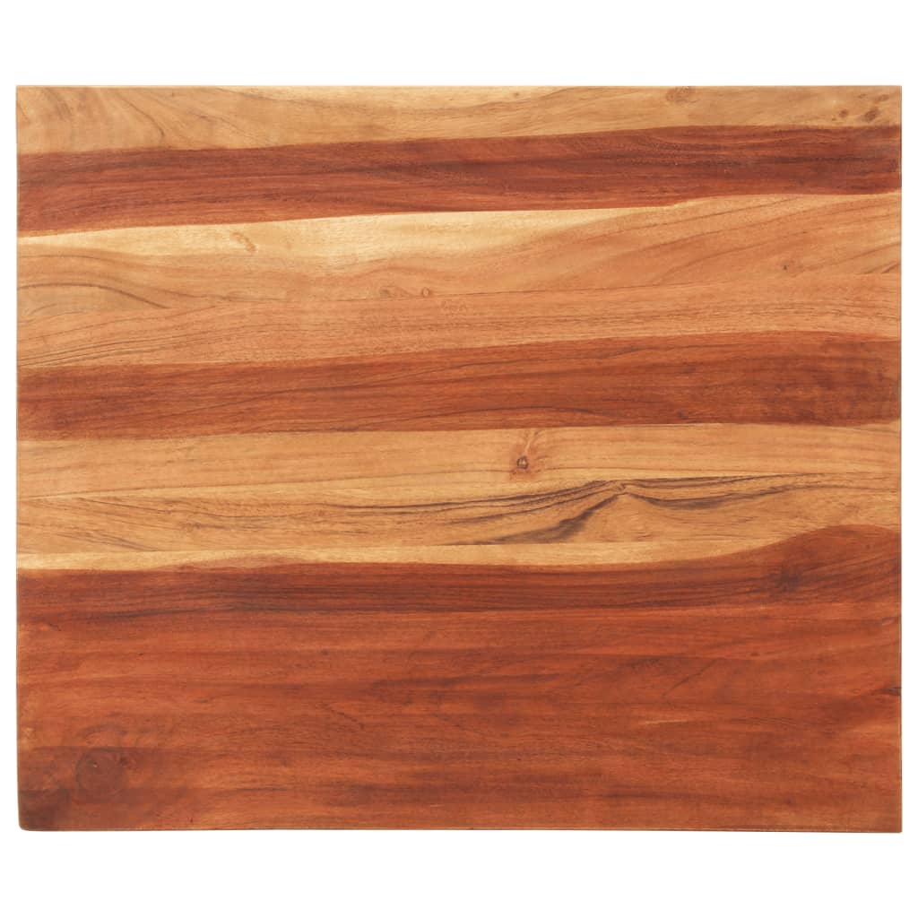 vidaXL Blat de masă, 60 x 70 cm, lemn masiv de sheesham, 25-27 mm de la vidaxl imagine noua