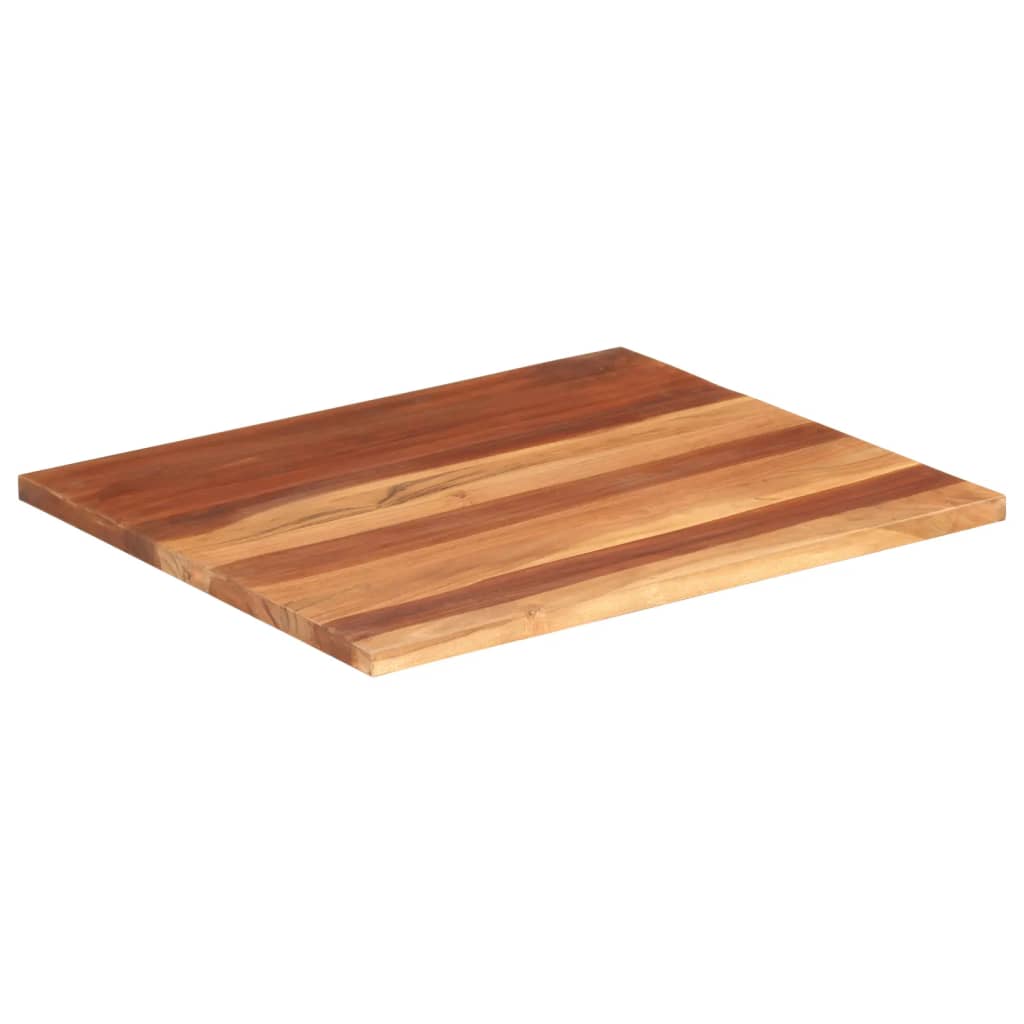 vidaXL Blat de masă, 60 x 70 cm, lemn masiv de sheesham, 25-27 mm