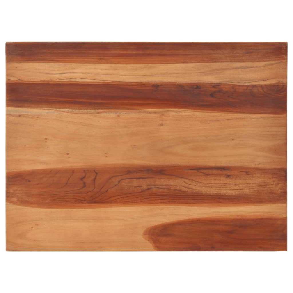 vidaXL Tischplatte Massivholz Palisander 25-27 mm 60×80 cm