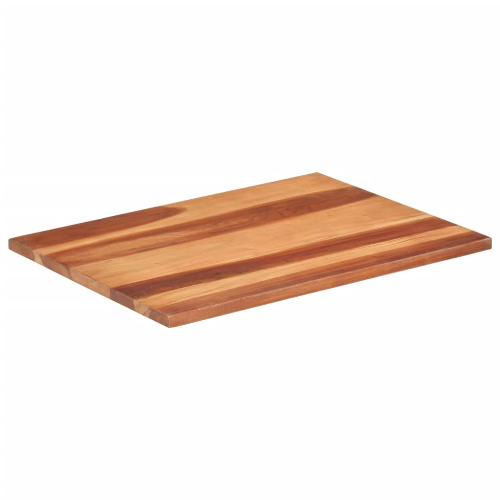 vidaXL Blat de masă, 60 x 80 cm, lemn masiv de sheesham, 25-27 mm