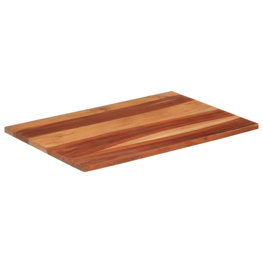 vidaXL Dessus de table Bois solide 25-27 mm 60x90 cm