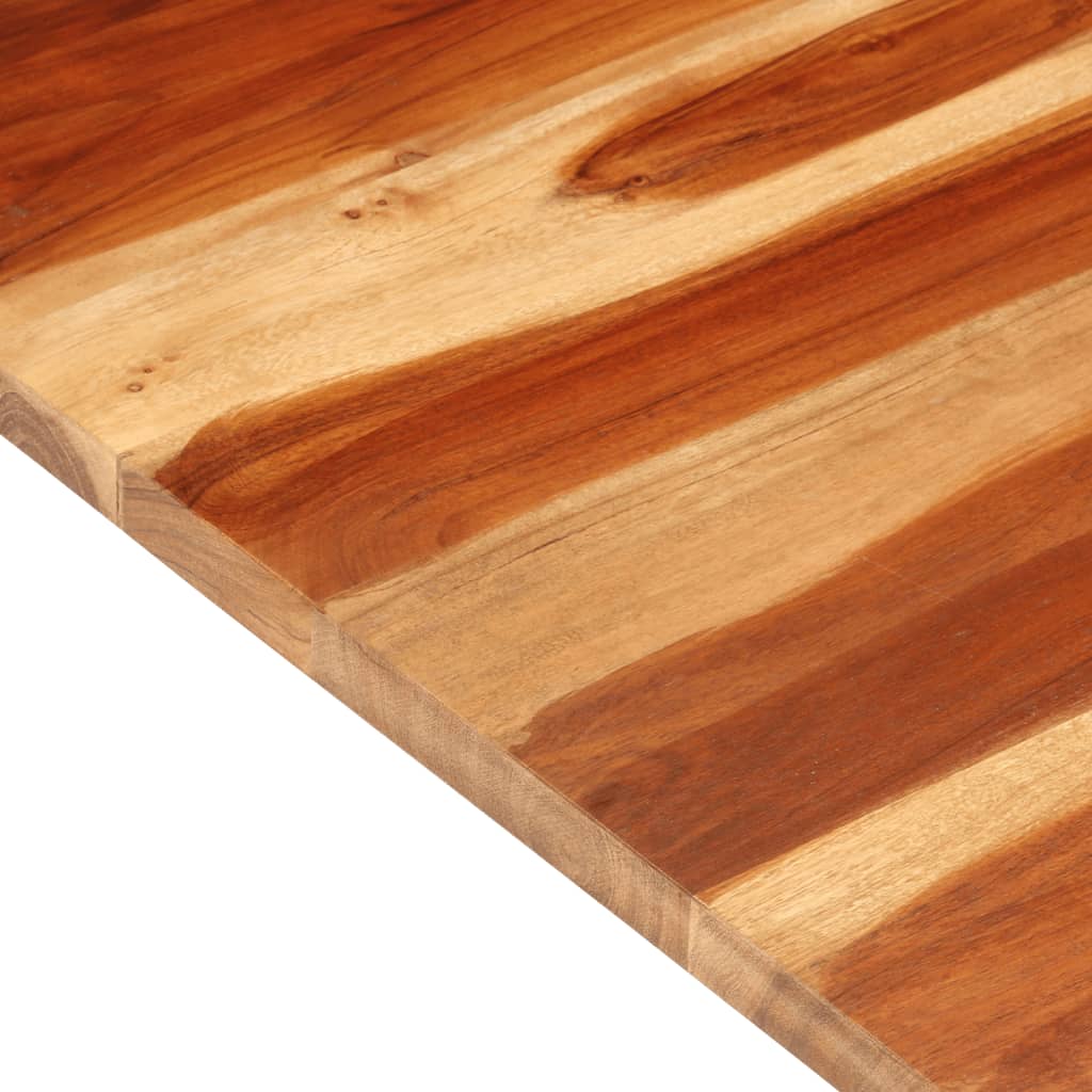 Stolní deska masivní sheeshamové dřevo 25–27 mm 60 x 100 cm