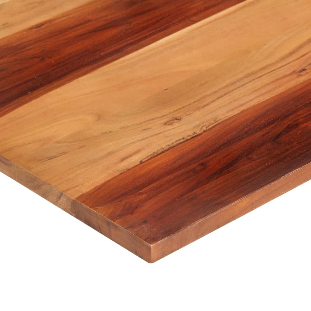 Stolní deska masivní sheeshamové dřevo 25–27 mm 70 x 80 cm