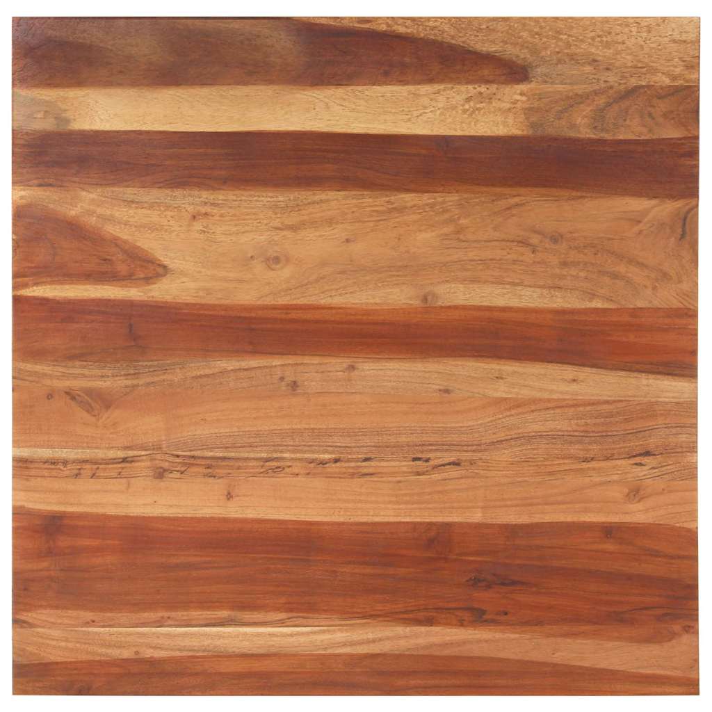 vidaXL Stolní deska masivní akáciové dřevo 25–27 mm 80 x 80 cm