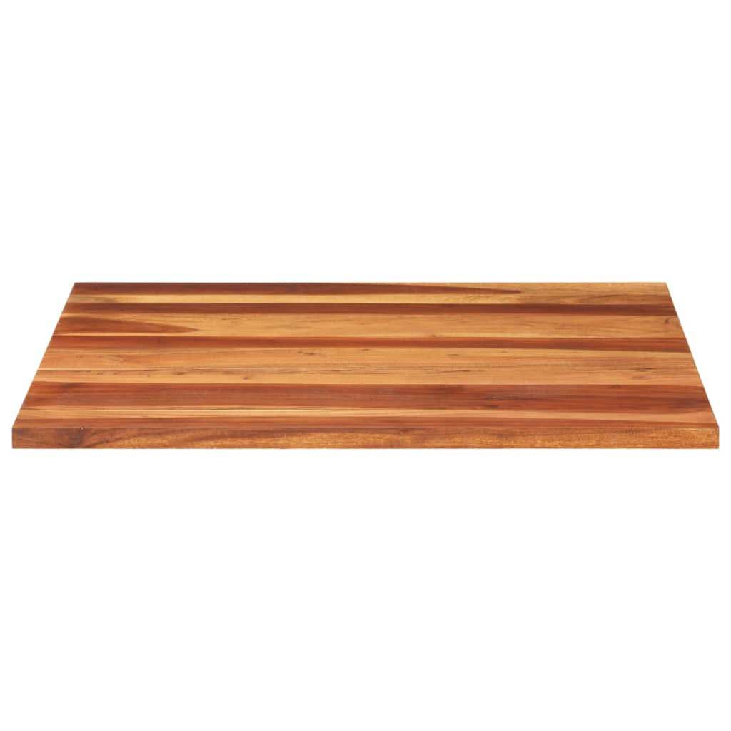 Stolní deska masivní sheeshamové dřevo 25–27 mm 80 x 80 cm