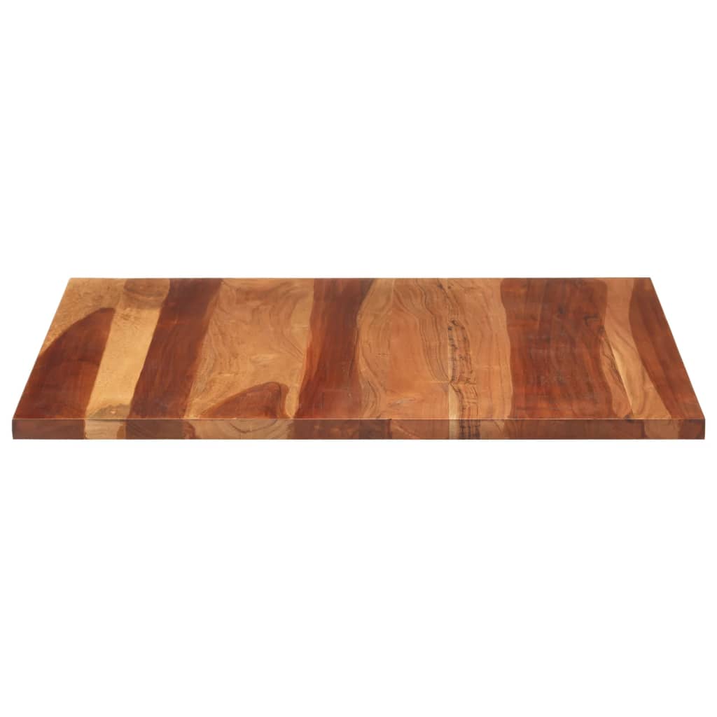 Stolní deska masivní sheeshamové dřevo 25–27 mm 80 x 80 cm