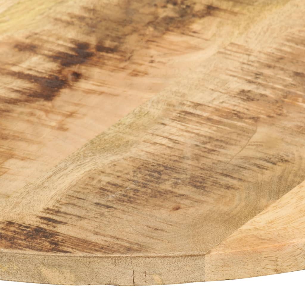 Stolní deska masivní mangovníkové dřevo kulatá 15–16 mm 50 cm