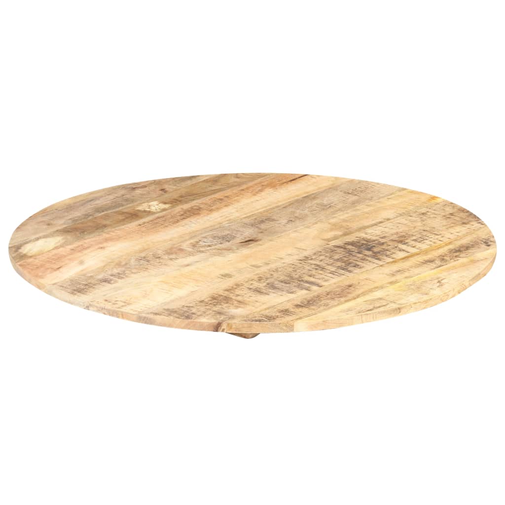 Stolní deska masivní mangovníkové dřevo kulatá 15–16 mm 50 cm