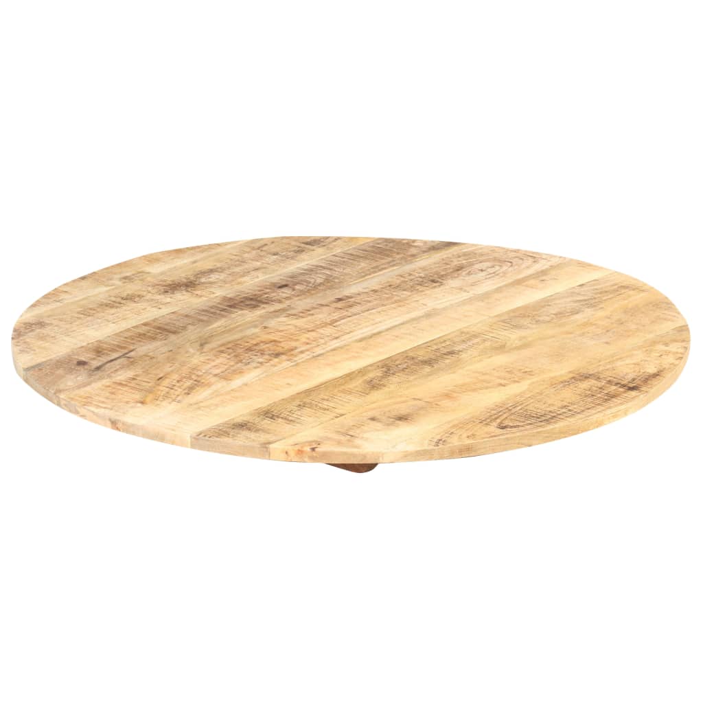Stolní deska masivní mangovníkové dřevo kulatá 15–16 mm 60 cm