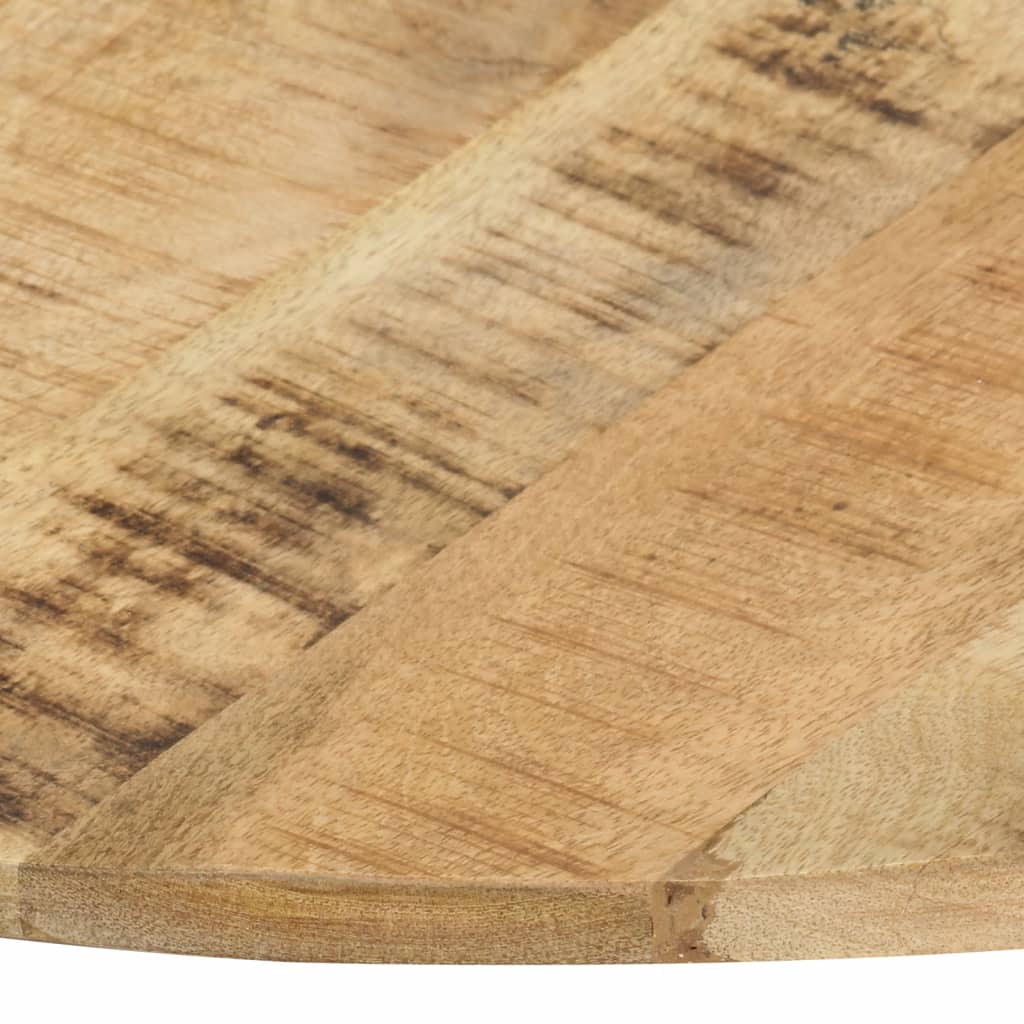 Tafelblad rond 15-16 mm 70 cm massief mangohout