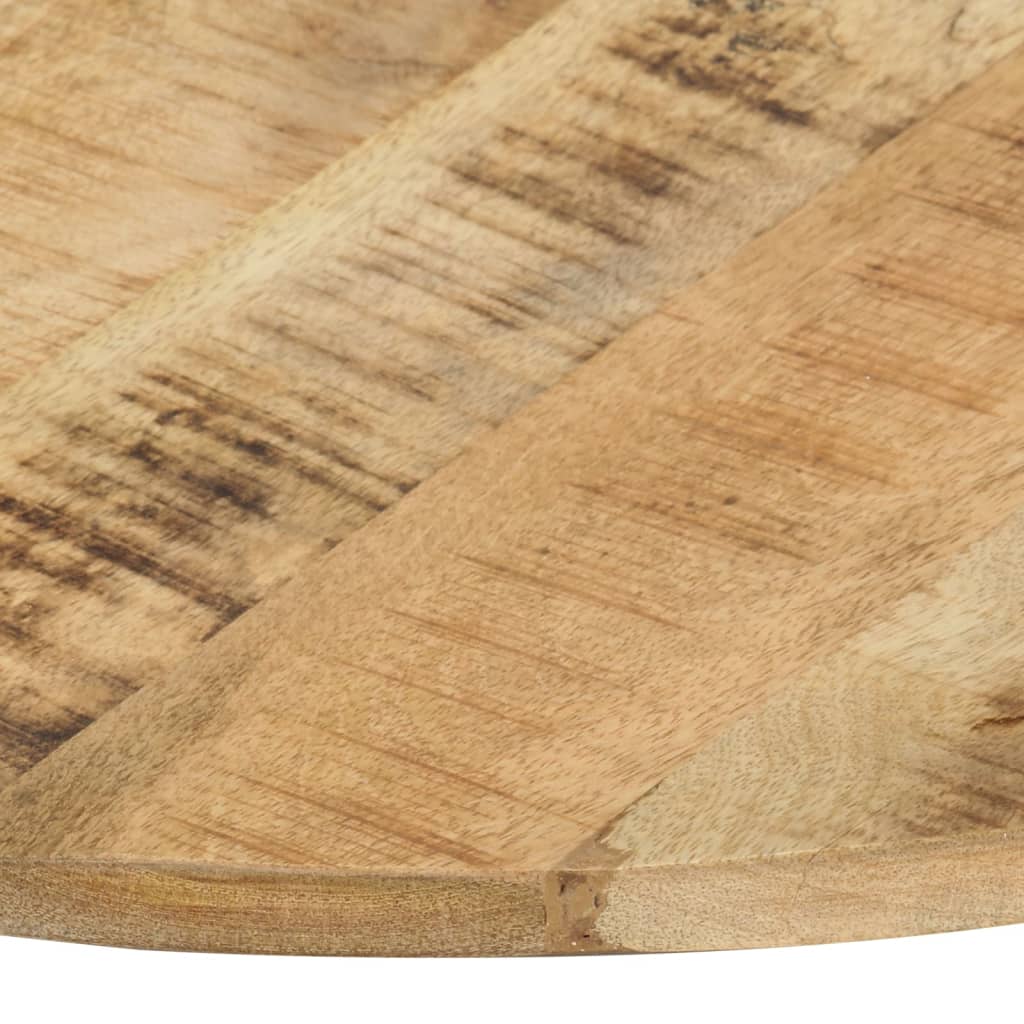 Stolní deska masivní mangovníkové dřevo kulatá 15–16 mm 80 cm