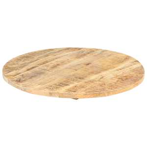 Stolní deska masivní mangovníkové dřevo kulatá 25–27 mm 50 cm - obrázek 5