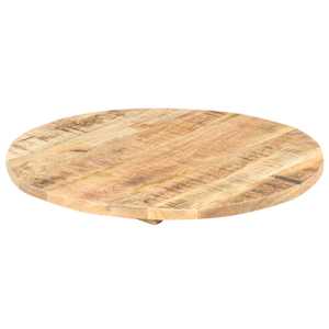 Stolní deska masivní mangovníkové dřevo kulatá 25–27 mm 60 cm - obrázek 4