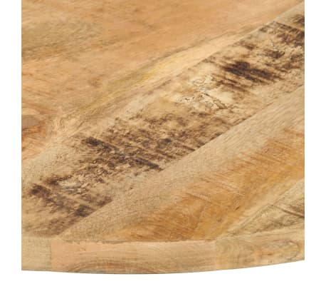 vidaXL Stolní deska masivní mangovníkové dřevo kulatá 25–27 mm 70 cm