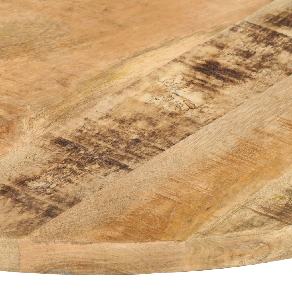 Tafelblad rond 25-27 mm 80 cm massief mangohout