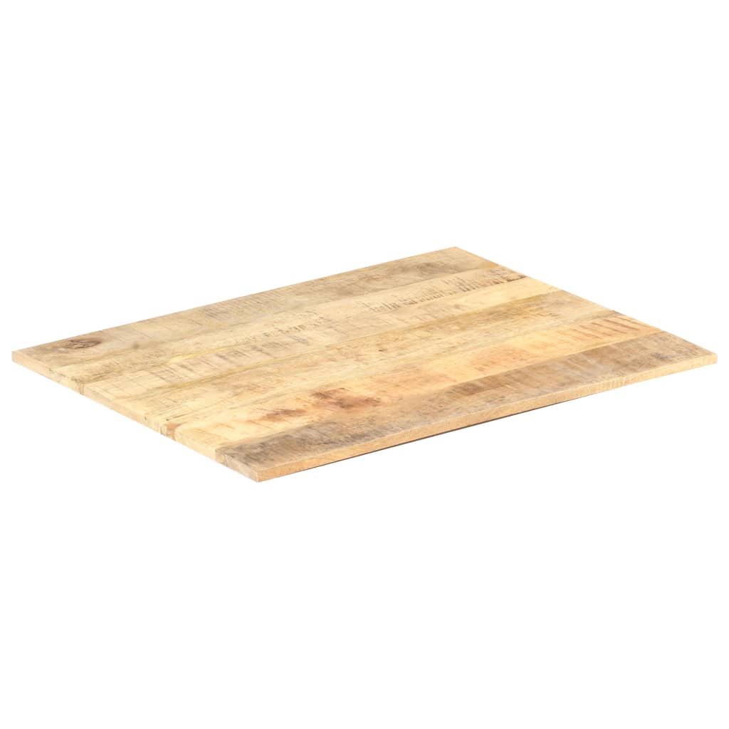 Stolní deska masivní mangovníkové dřevo 15–16 mm 80 x 60 cm