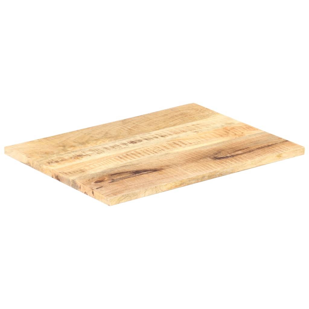 Stolní deska masivní mangovníkové dřevo 25–27 mm 80 x 60 cm
