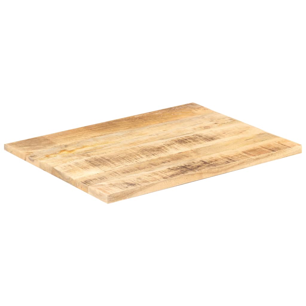 Stolní deska masivní mangovníkové dřevo 25–27 mm 90 x 60 cm