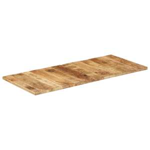 Stolní deska masivní mangovníkové dřevo 25–27 mm 140 x 60 cm - obrázek 1