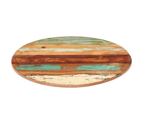 Vidaxl Round Table Top 50cm 15 16mm Solid Reclaimed Wood Wooden Furniture 8719883793801 Vidaxl Round Table Top 50cm 15 16mm, Reclaimed Wood Round Table Top