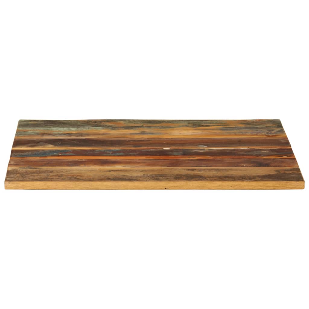 vidaXL Tablero mesa cuadrada madera reciclada maciza 60x60 cm 15-16 mm