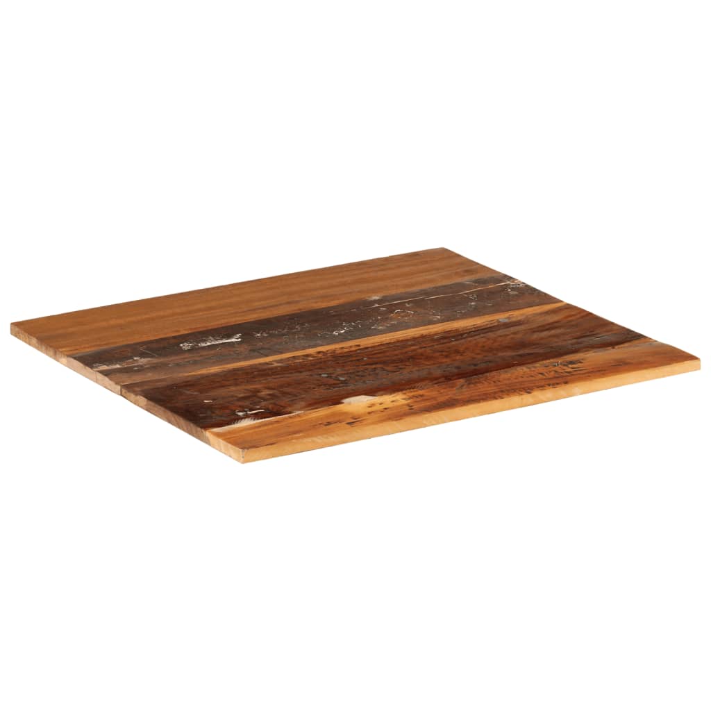 Obdélníková stolní deska 60×70 cm 15–16 mm recyklované dřevo