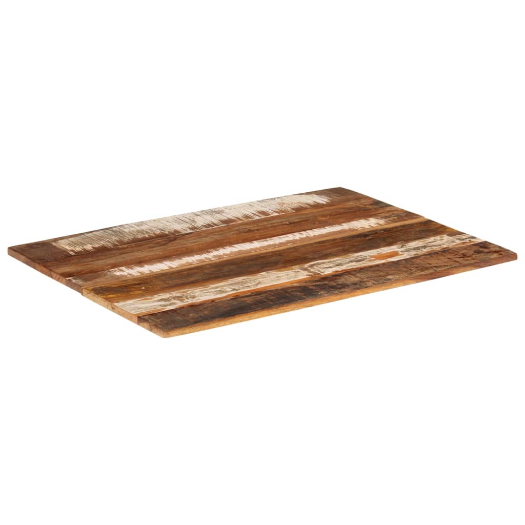 Obdélníková stolní deska 60 × 80 cm 15–16 mm recyklované dřevo