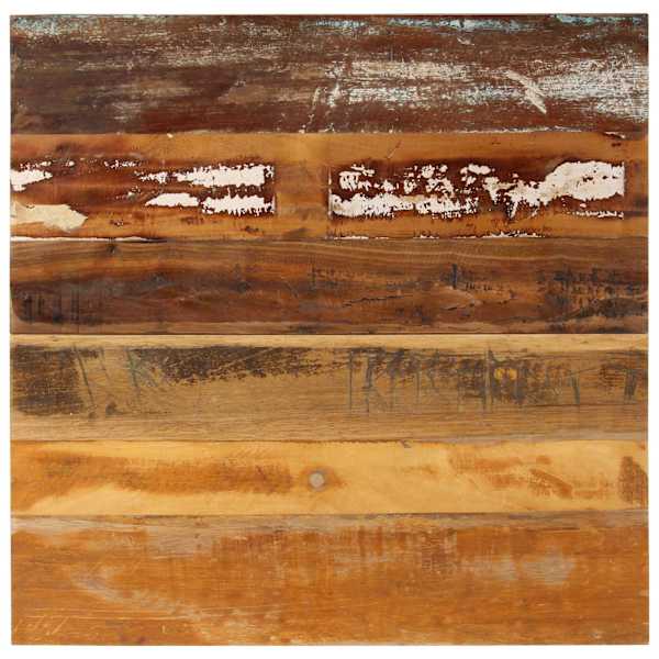 vidaXL ruudukujuline lauaplaat 70x70 cm 15&ndash;16 mm taaskasutatud puit