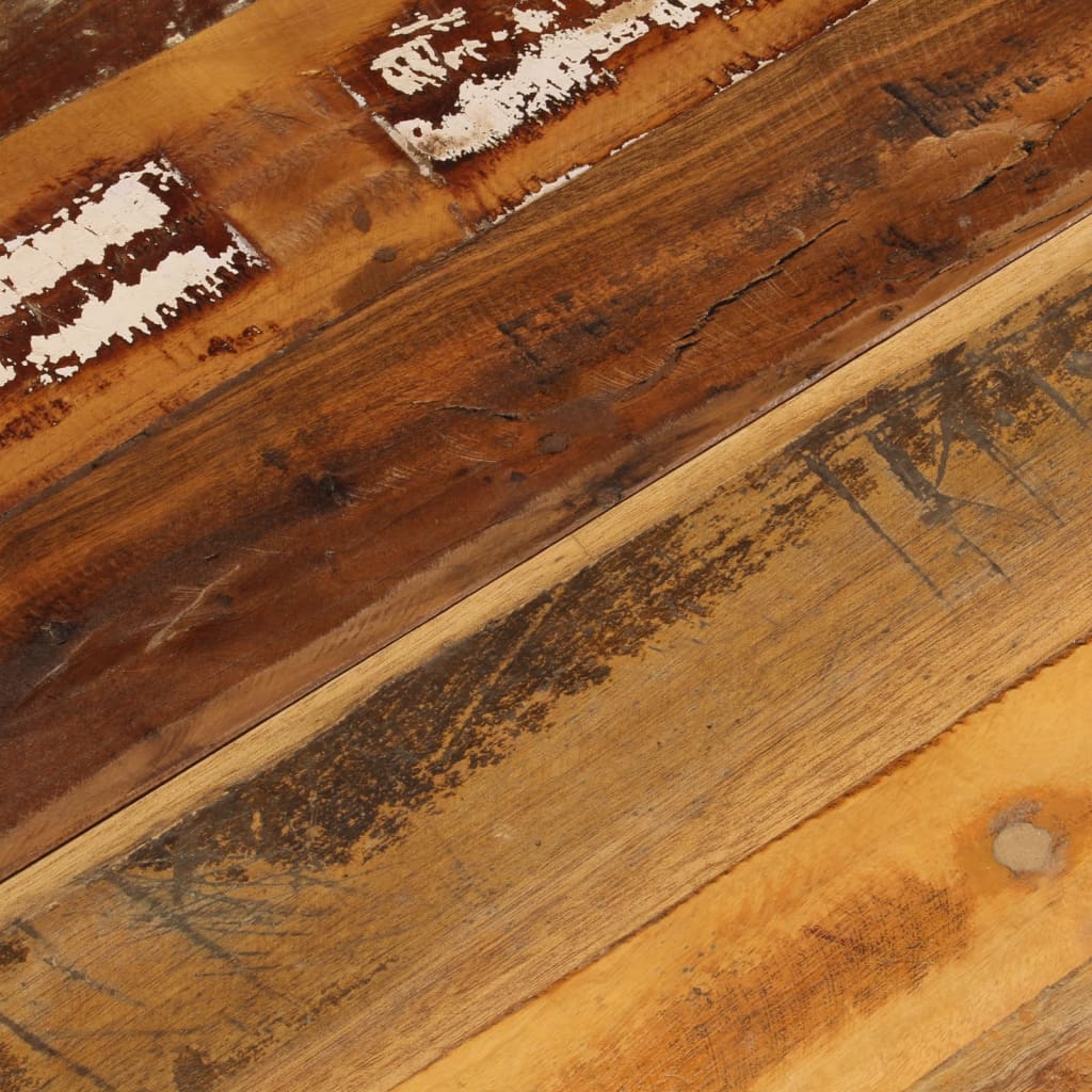 Čtvercová stolní deska 70 x 70 cm 15–16 mm recyklované dřevo
