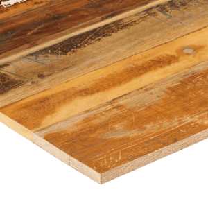 Čtvercová stolní deska 70 x 70 cm 15–16 mm recyklované dřevo - obrázek 11
