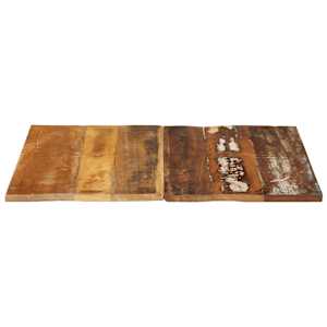 Čtvercová stolní deska 70 x 70 cm 15–16 mm recyklované dřevo - obrázek 8
