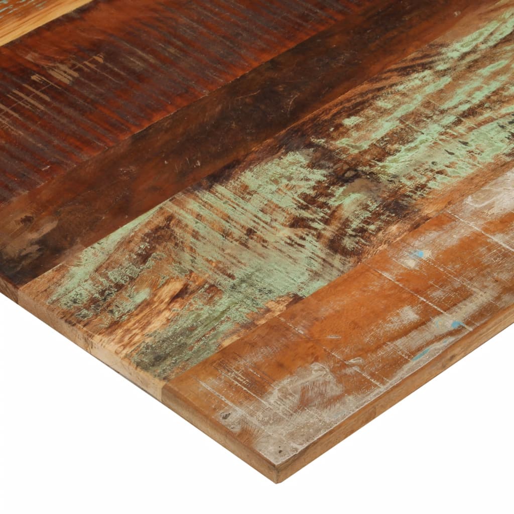 Obdélníková stolní deska 70 x 80 cm 15–16 mm recyklované dřevo
