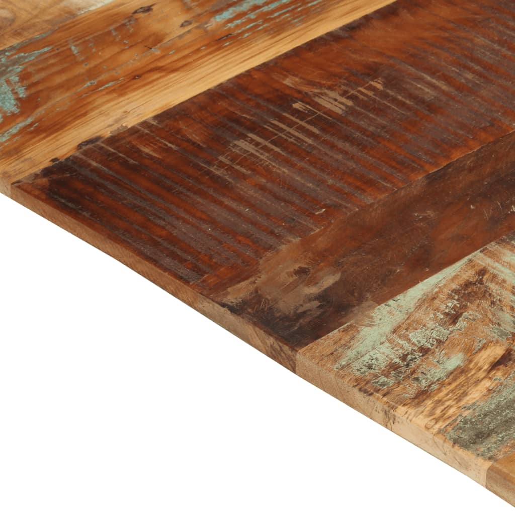 Obdélníková stolní deska 70 x 80 cm 15–16 mm recyklované dřevo