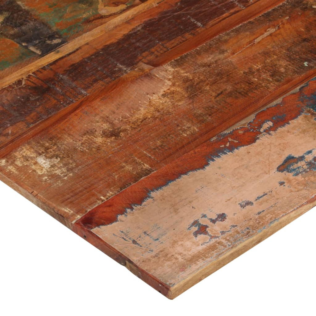 Hranatá stolní deska 80×80cm 15–16 mm masivní recyklované dřevo