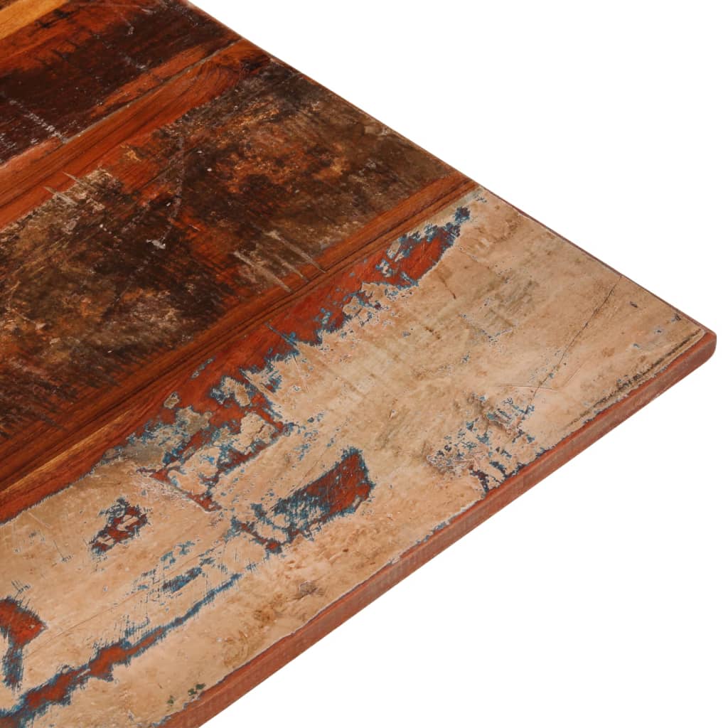 Hranatá stolní deska 80×80cm 15–16 mm masivní recyklované dřevo