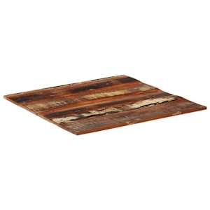 Hranatá stolní deska 80×80cm 15–16 mm masivní recyklované dřevo - obrázek 5