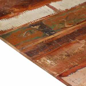 Hranatá stolní deska 80×80cm 15–16 mm masivní recyklované dřevo - obrázek 8