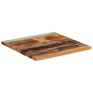 Hranatá stolní deska 60×60cm 25–27 mm masivní recyklované dřevo - obrázek 3