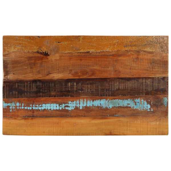 vidaXL ristk&uuml;likukujuline lauaplaat 60x100 cm 25&ndash;27 mm taastatud puit