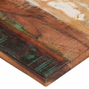 Obdélníková stolní deska 60 x 120 cm 25–27 mm recyklované dřevo - obrázek 9