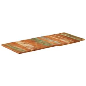 Obdélníková stolní deska 60 x 140 cm 25–27 mm recyklované dřevo - obrázek 4
