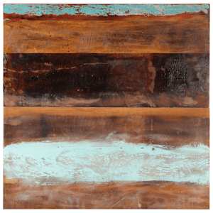 Kvadratna mizna plošča 80x80 cm 25-27 mm trden predelan les