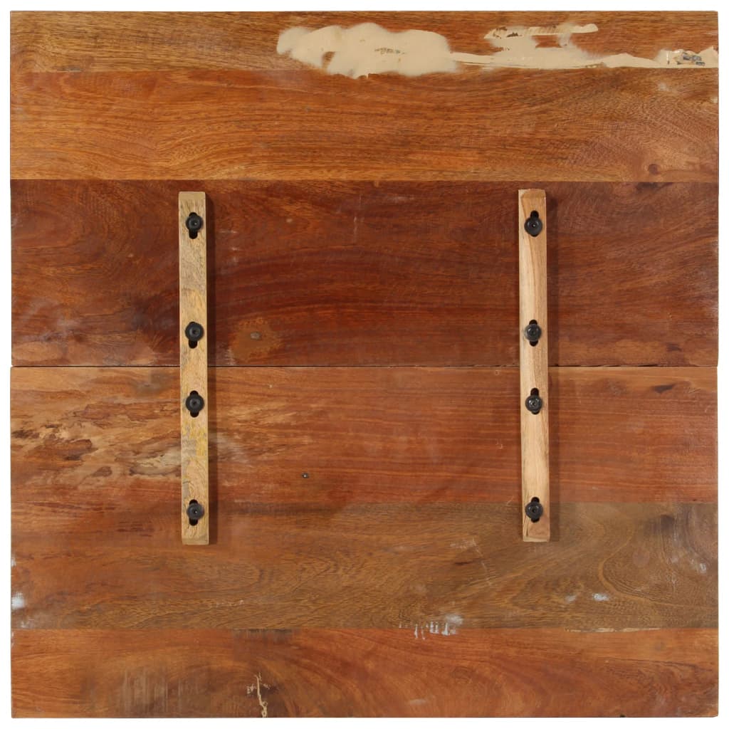 Stolní deska čtverec 80x80 cm 25–27mm masivní recyklované dřevo
