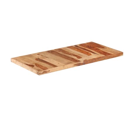 vidaXL Blat de masă, 140 x 70 cm, lemn masiv de sheesham, 16 mm