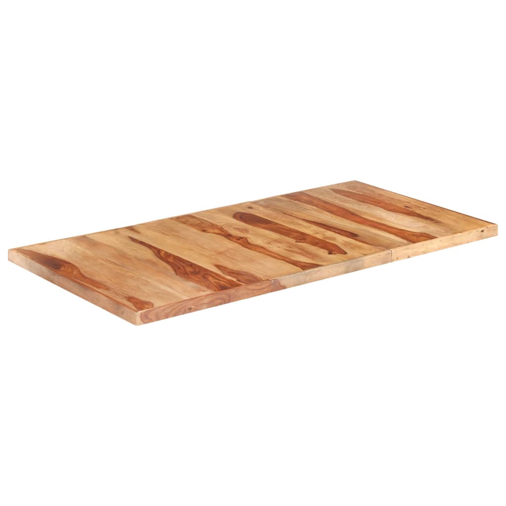 vidaXL Superficie de mesa madera maciza de sheesham 16 mm 160x80 cm
